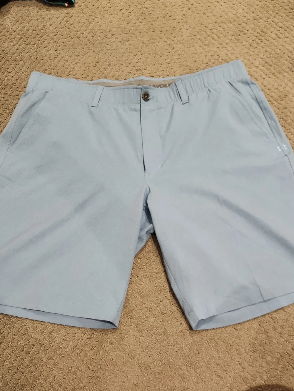 NEW* Under Armour Men's Light Blue Casual Shorts Golf Sz 40